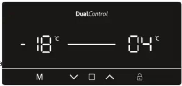 SHARP SJ-TE435H4W-EU - Definições de Temperatura do Congelador - 2