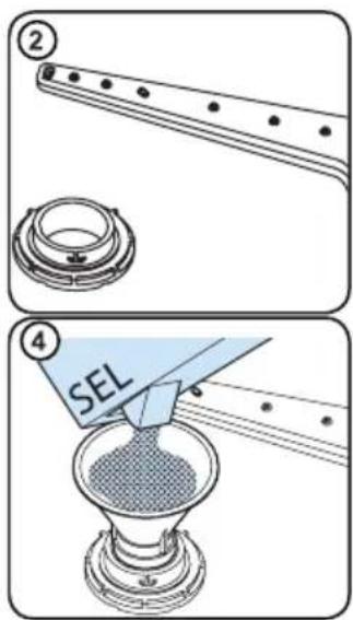 SHARP QW-HS25F44DI-EU - Salz einfüllen - 2