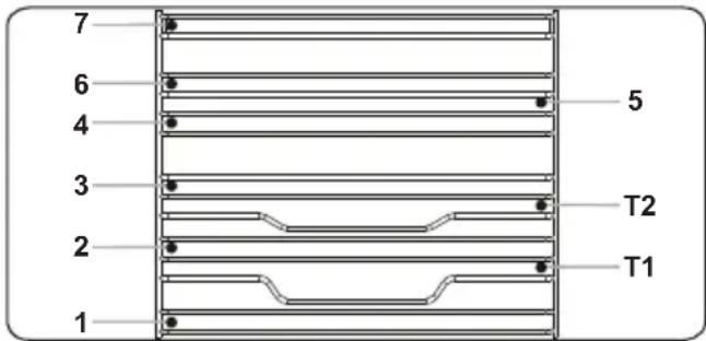 SHARP K-71F28BM2-EU - La grille métallique EasyFix - 1