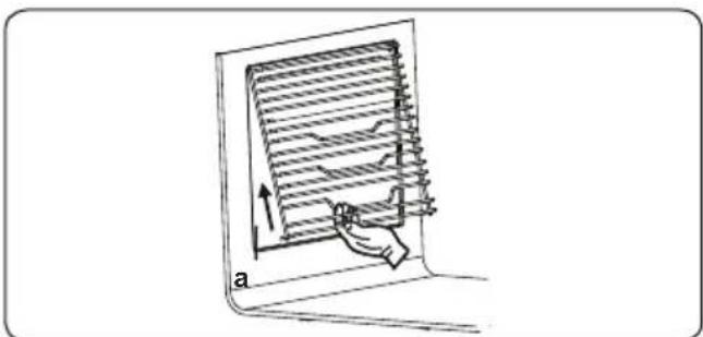 SHARP K-71F28BM2-EU - Retrait des grilles latérales de support - 1
