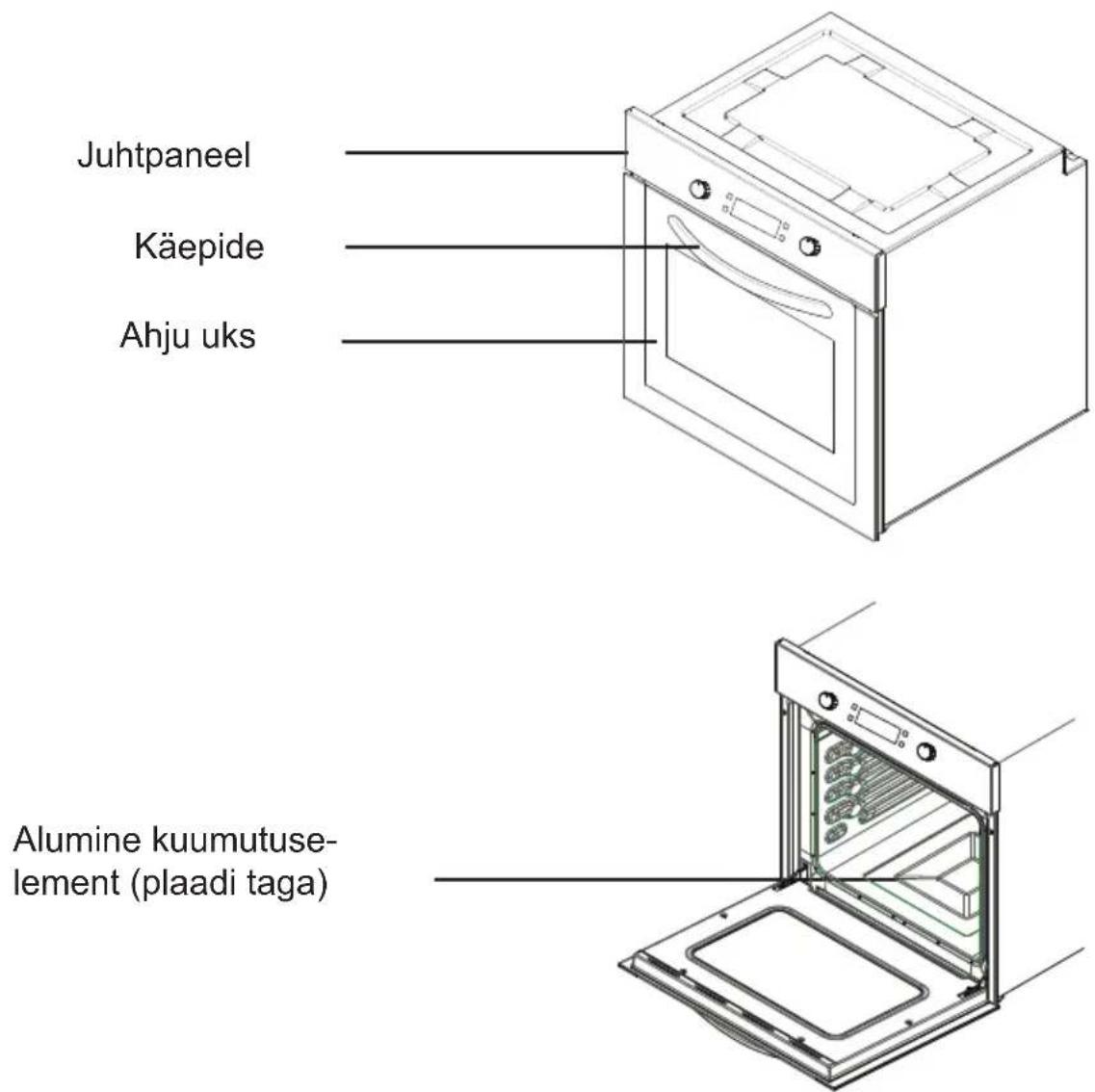 SHARP K-71F28BM2-EU - TOOTE ESITLEMINE JA MÕÕTMED - 1
