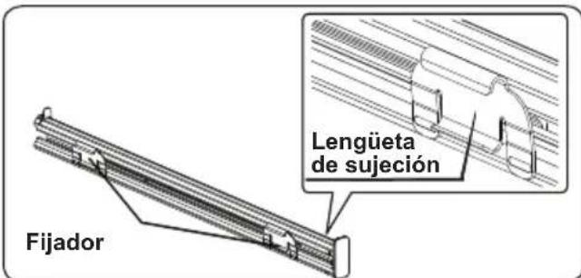 SHARP K-71F28BM2-EU - Rejilla con guía telescópica de extensión completa Easyfix - 2