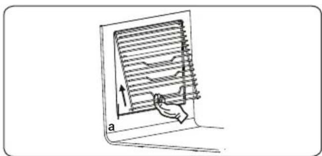SHARP K-60V19IQM-EU - Extracción de la bandeja de parrilla - 1