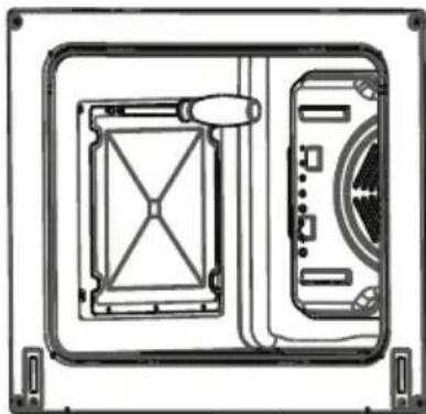 SHARP K-60V19IQM-EU - Extracción del panel catalítico - 1