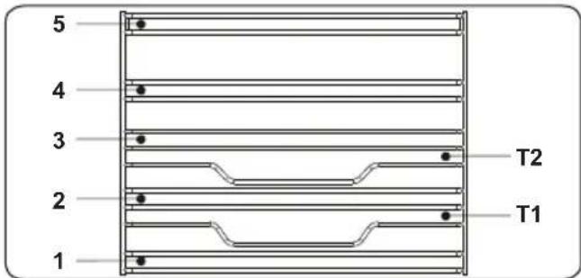 SHARP K-60V19IQM-EU - Extracción del panel catalítico - 2