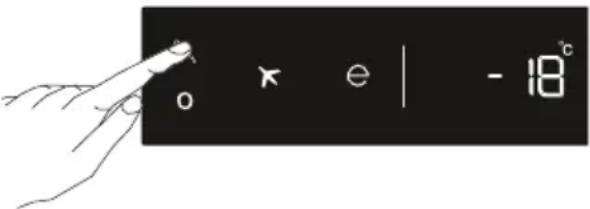SHARP SJ-BA31IEBGE-EU - Tiefkühltemperatur-Einstellung - 1