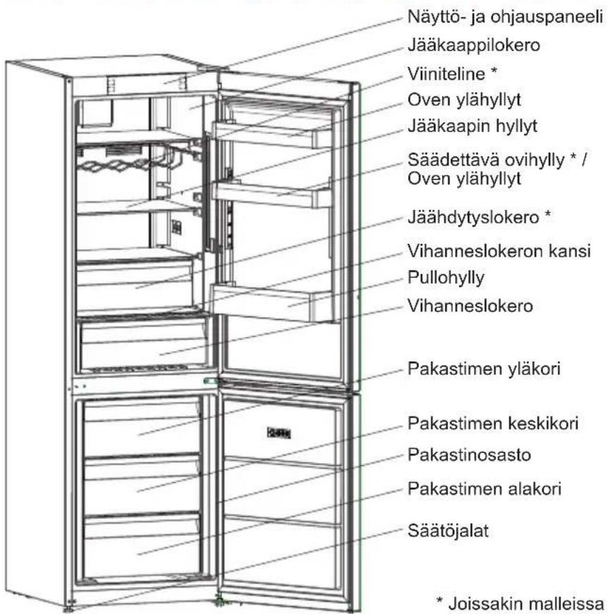 SHARP SJ-BA31IEBGE-EU - LUKU-2: JÄÄKAAPPIPAKASTIN - 1