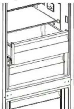 SHARP SJ-BA10DHXIF-EU - Removing the chiller shelf - 1