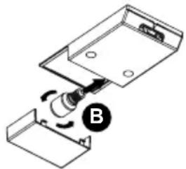 SHARP SJ-BB20DTXWF-EU - Replacing the light bulb - 2