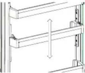 SHARP SJ-BB20DTXWF-EU - Prateleira de porta Adapti-Lift (Em alguns modelos) - 2