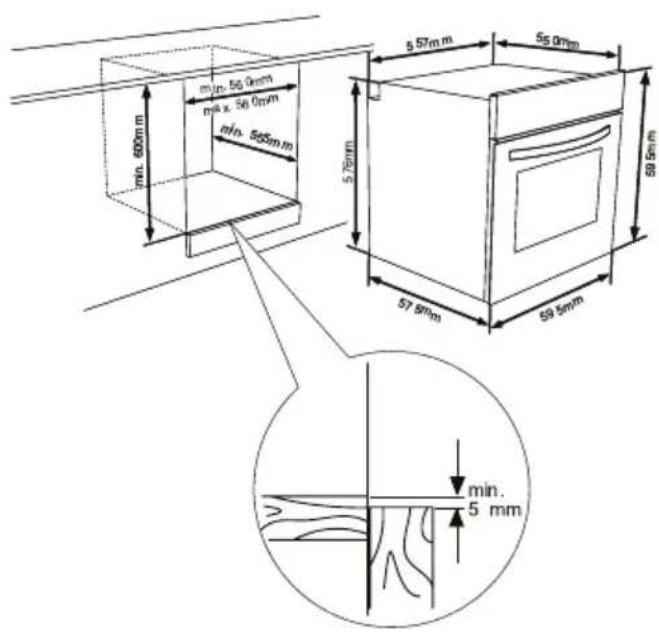 SHARP KA-70T50BHH-EU - CHOISIR UN EMPLACEMENT POUR LE FOUR - 2