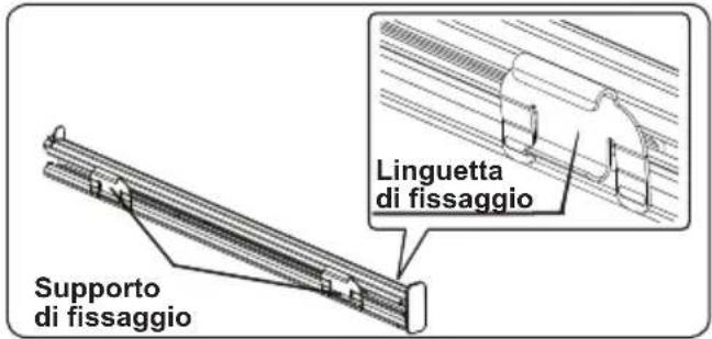 SHARP KA-70T50BHH-EU - Rimozione dei supporti della griglia - 2