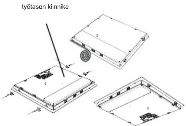 SHARP KH-6V13BS00-EU - Integroitavan keittotason sijoit-taminen - 2