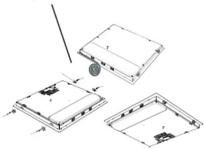 SHARP KH-6V13BS00-EU - Individuazione della piastra incorporata - 2