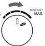 SHARP SJ-X300-SL - Temp. control lever (in the freezer compartment) - 5