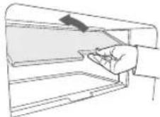 SHARP SJ-X300-SL - How to open Two-way fresh room door - 1