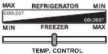 SHARP SJ-X300-SL - Temp.-Bedienhebel (im Gefrierfach) - 2