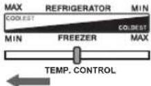 SHARP SJ-X300-SL - Temp.-Bedienhebel (im Gefrierfach) - 4
