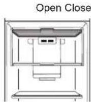 SHARP SJ-X300-SL - Overall space required in use - 4