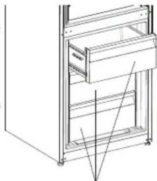SHARP SJ-BA05IMXLE-EU - Per rimuovere i cassetti: - 1