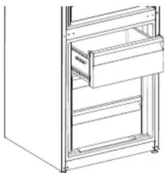 SHARP SJ-BA05IMXLE-EU - Herausnehmen des Gefrierfachs - 1