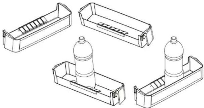 SHARP SJ-BA05IMXLE-EU - Bottle holder (In some models) - 2