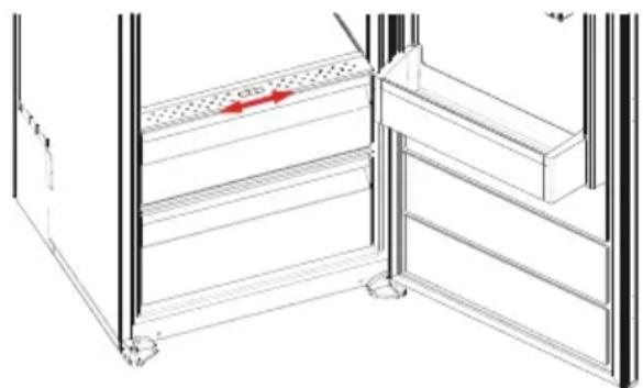 SHARP SJ-LE300E01X-EU - Opbevar maden i det koldeste område af køleskabet. - 3