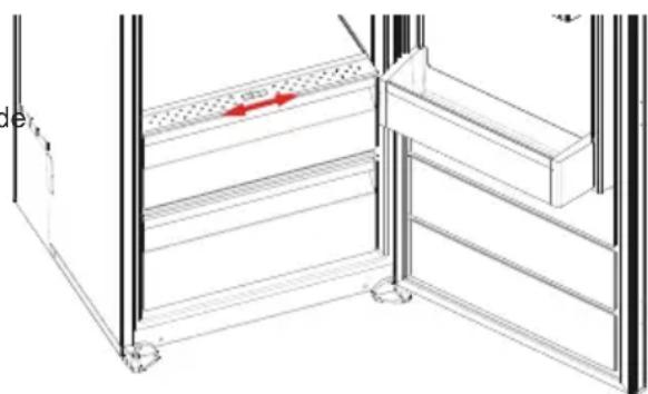SHARP SJ-LE300E01X-EU - Guarde los alimentos en la zona más fría del frigorífico. - 3