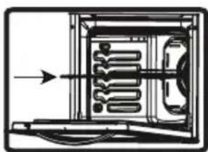 SHARP K-60M15BL2-EU - ACHTUNG- Schieben Sie das Gitter - 1