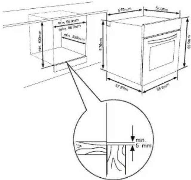 SHARP K-60M15BL2-EU - ESCOLHER UM LOCAL PARA O FORNO - 3
