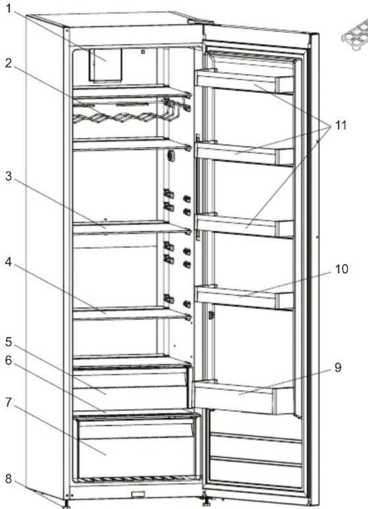SHARP SJ-LC41CHXWE-EU - CHAPTER -2: YOUR FRIDGE - 1