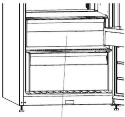 SHARP SJ-LC41CHXWE-EU - Retirez le compartment fraicheur - 1