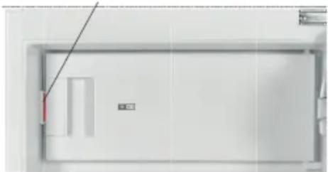 SHARP SJ-LF123M1X-EU - Indicador de "Porta Aberta" (para frigoríficos com congelador de urna porta) - 1