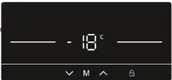 SHARP SJ-SC31CHXWF-EU - Ajustes de temperatura del congelador - 1