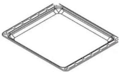 SHARP KF-56FHMM15WL-CH - Bageplade - 1