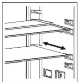 SHARP SJ-BA31DHDWE-EU - Adapti-hylde (På visse modeller) - 1
