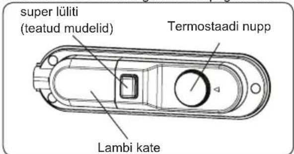 SHARP SJ-LE192M1X-EU - Termoregulaatori nupu asend - 1
