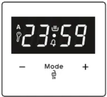SHARP KA-60D22IM1-EU - Uso del timer touch digitale - 1