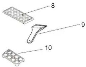 SHARP SJ-TE214M1X-EU - HOOFDSTUK -2: ONDERDELEN EN STUKKEN VAN UW KOELKAST - 2