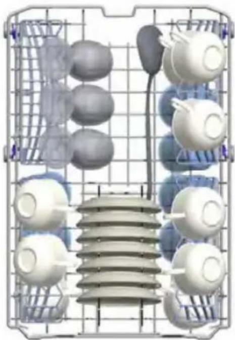SHARP QW-NS1GI47EX-EU - CHAPITRE - 5 : CHARGEMENT DE VOTRE LAVE-VAISSELL - 3