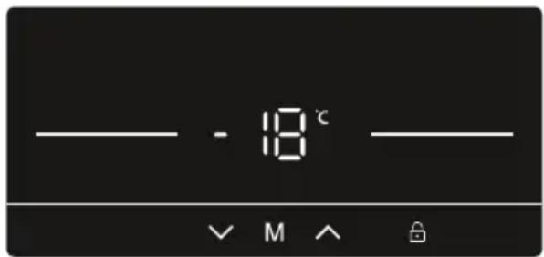 SHARP SJ-SC41CHXIE-EU - Impostazioni temperatura freezer - 1