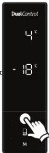 SHARP SJ-BA20IEXIE-EU - Definições da temperatura de arrefecimento - 1
