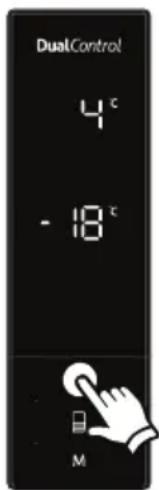 SHARP SJ-BA20IEXIE-EU - Ajustes de temperatura del frigorífico - 1