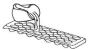 SHARP SJ-SE197E00X-EU - Ice tray - 1