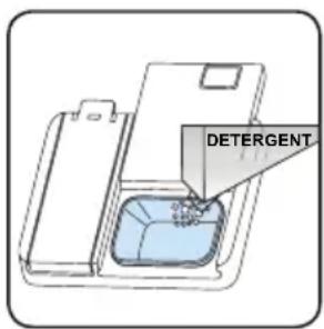 SHARP QW-NA1DF45EW-EU - - Remplissage du dédTergent - 2