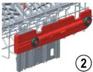 SHARP QW-NA1DF45EW-EU - Hoogeteverstelling bovenste mand wanner.Deze vol is - 3