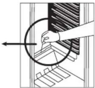 SHARP SJ-BB10DTXWE-EU - Adapti-Lift ovihylly (Joissakin malleissa) - 2