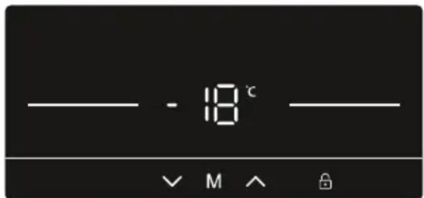 SHARP SJ-SC31CHXAF-EU - Freezer Temperature Settings - 1