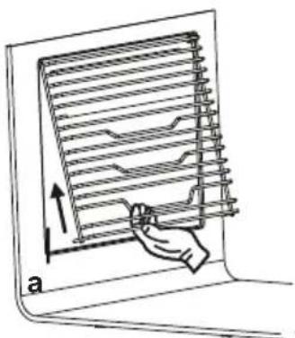 SHARP K-61D27IM1-EU - Retrait des grilles latérales de support - 1