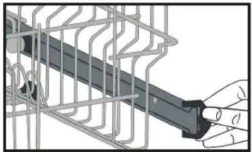 SHARP QW-NS14I49EX-EU - Höhe des oberen Korbs anpassen - 1